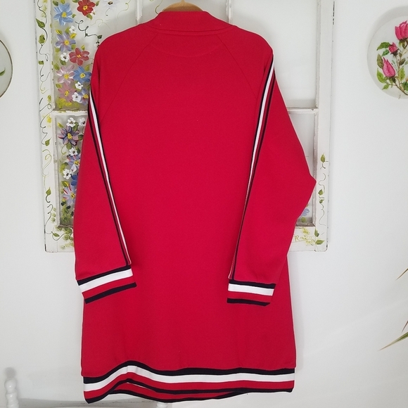 NWT Tommy Hilfiger Sneaker Dress Sweatshirt  Dress Red Size XXL - Picture 3 of 10